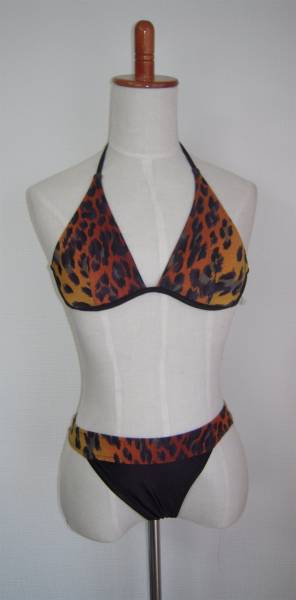 ero.. triangle bikini animal leopard print 7S sexy 