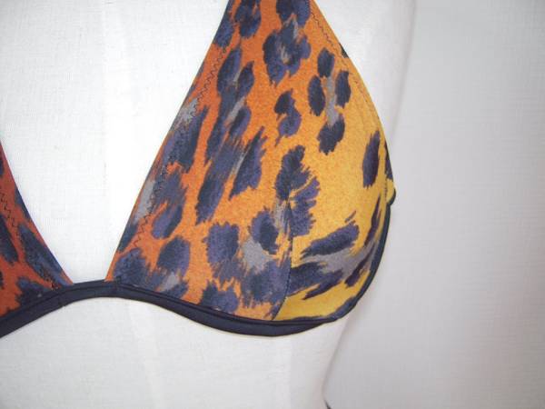 ero.. triangle bikini animal leopard print 7S sexy 