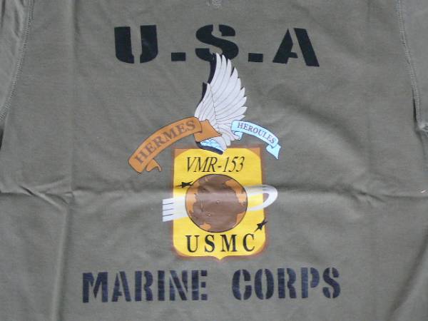 ミリタリーキャラクターTシャツ　US海兵隊/L_画像2