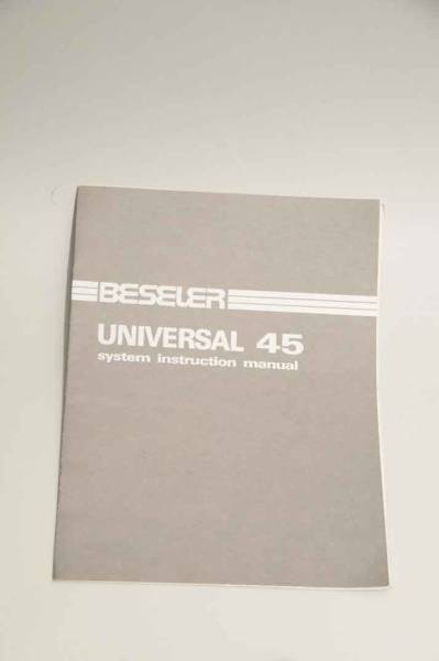 ベセラー Beseler 引伸機 ユニバーサル UNIVERSAL 45 マニュアル_画像1