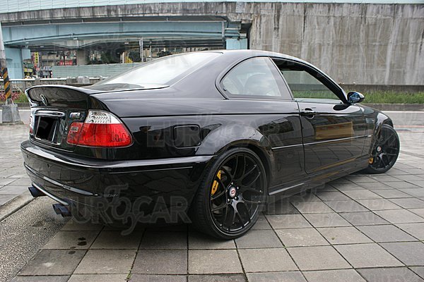 艶消黒！BMW E46 クーペ CSL リアトランクスポイラー_画像3