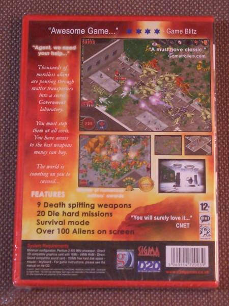 Invasion Earth (D2D Games) PC CD-ROM