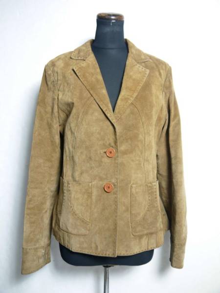 トップショップ TOPSHOP スエード レザージャケット 14 B425-73