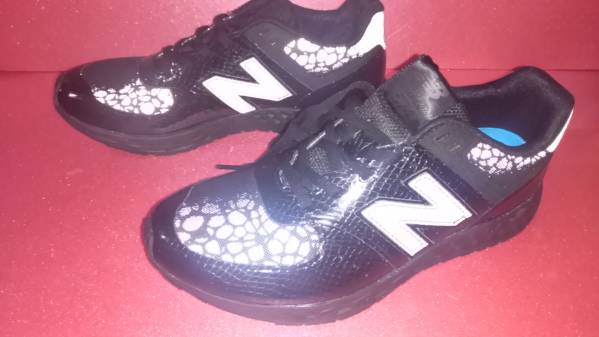 25.5㎝ ニューバランス MFL574　AC　黒/蛇柄 NB