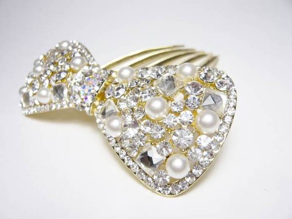  длинный пара . надежно .. Swarovski жемчуг ночь . наматывать гребень C