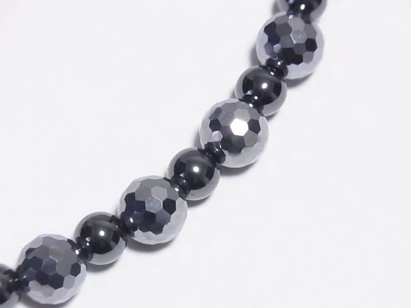 高品質テラヘルツ8ｍｍ&磁気ヘマタイト ネック　肩こり