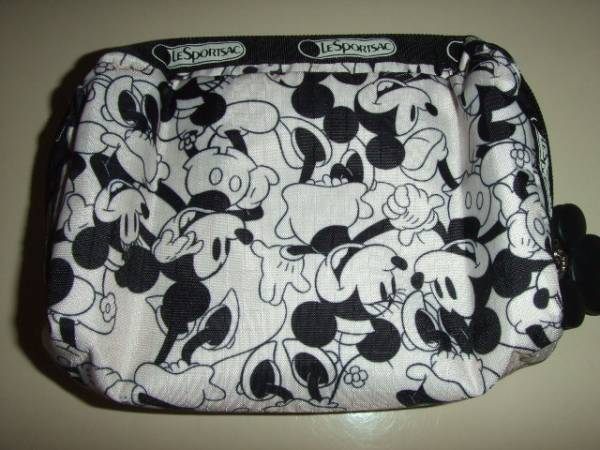 レスポートサック☆RECTANGULAR COSMETIC☆ミッキーラブズミニー