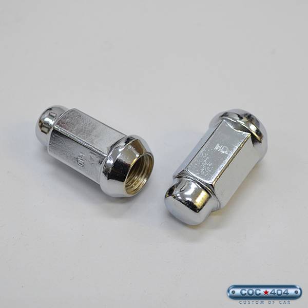 14x2.0 M14-2.0 ロング ホイールナット スチール制 袋 クローム【1個(gè)】フォード F-150 エクスペディション ナビゲーター など