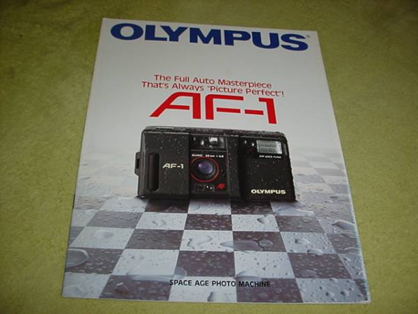  prompt decision! Olympus AF-1. English version catalog 