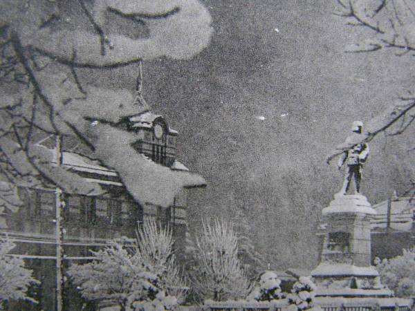 戦前絵葉書 札幌 雪の札幌 大通公園 雪景色 (E55)_画像2