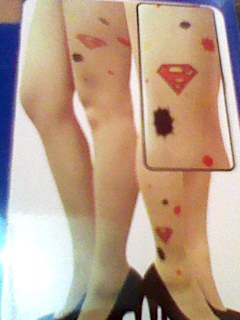 スーパーマン Superman タトゥーストッキング タトゥータイツ_画像3