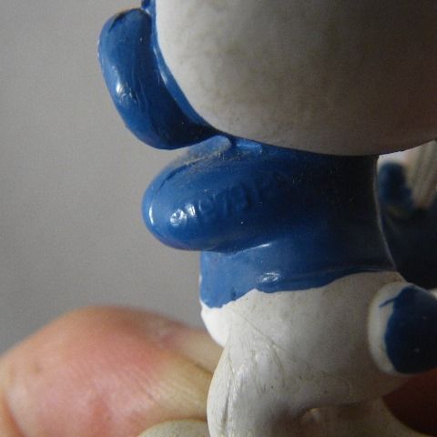 ビンテージ スマーフ PVC フィギュア SMURF b980