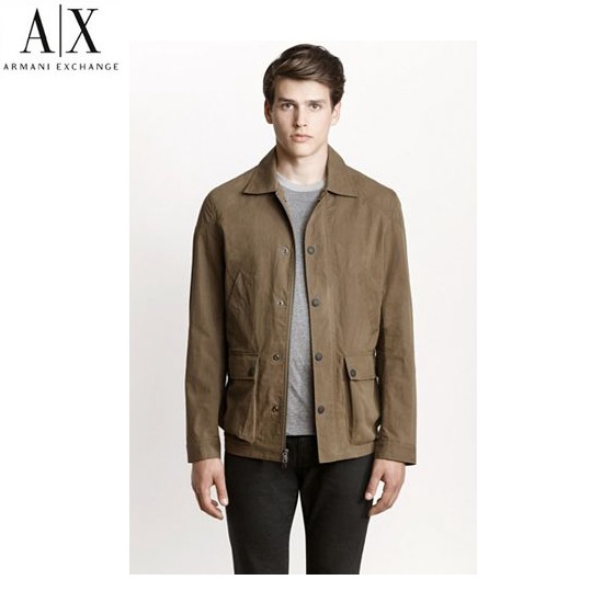 送料無料■新品■ＡＸアルマーニエクスチェンジ■ブラウンジャケット■Ｓ