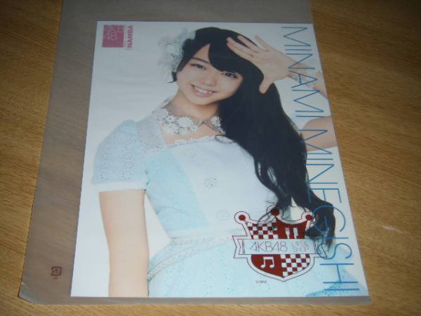 *AKB48* Minegishi Minami * дефект волна магазин ограничение no. 11. life photograph постер 1 листов 