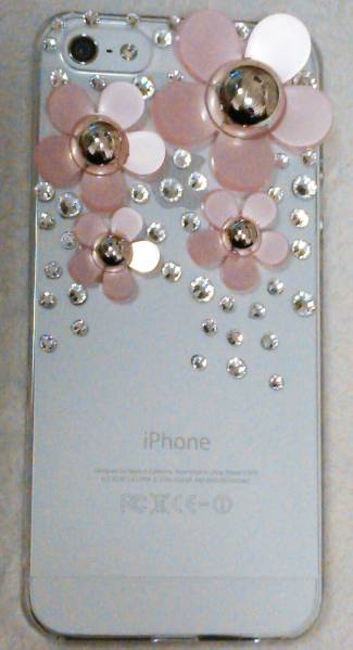 iPhone5シリーズ用お花ケース_画像1