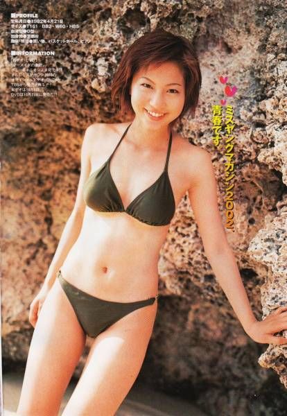 ヤフオク ２００２年 安田美沙子 切り抜き 水着あり