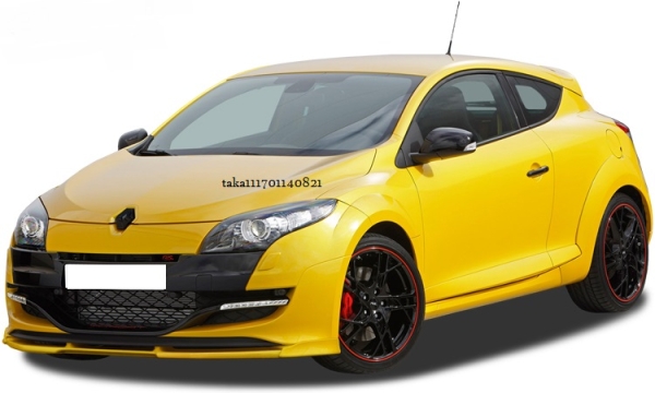  Renault Sport Megane 3 RS передний спойлер "губа" обвес / бампер фартук диффузор сплиттер покрытие отделка 