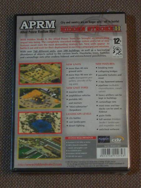 Hidden Stroke II: APRM (CDV U.K.) PC CD-ROM_画像2