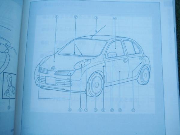 日産 K12 MARCH マーチ 取扱説明書 2002年6月_画像2