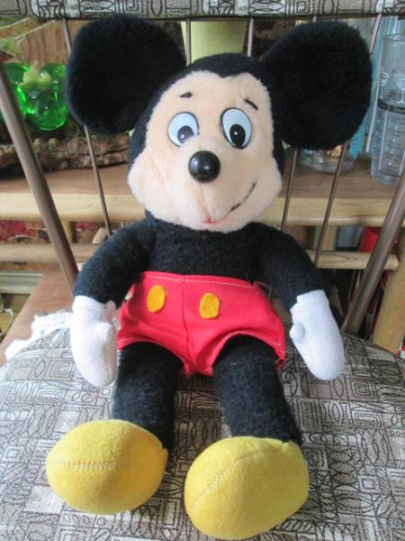 貴重 USA製 70's ビンテージ ミッキーマウス人形 ディズニーランド/フロリダカリフォルニアアメリカレトロ雑貨