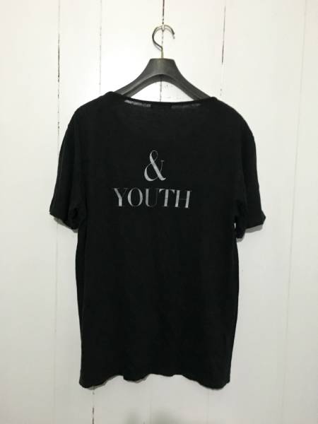 *UNITED ARROWS BLUE LABEL короткий рукав футболка cut and sewn лен linen