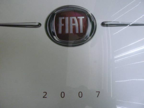 ★カレンダー?フィアット?FIAT500特集？?2007年?未開封！