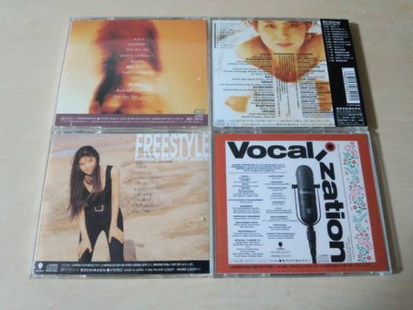 森川美穂CD4枚セットFREESTYLE VOCALIZATION POP THE TOP HALLOW