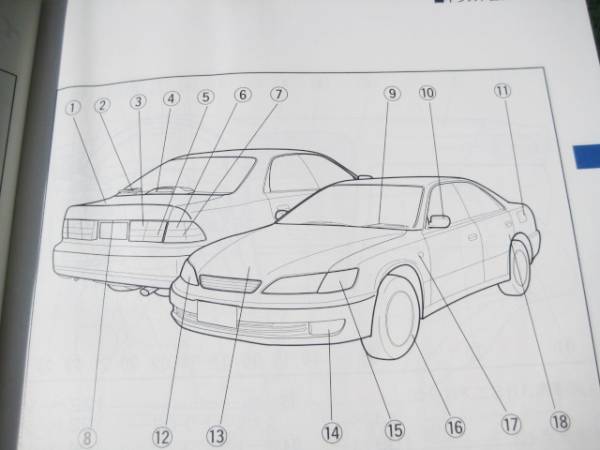 トヨタ MCV20/MCV21 ウィンダム 取扱書 1997年11月 取説セット
