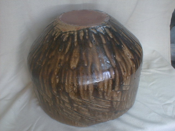 .. сильный глазурь большой ваза для цветов 25x35cm 11.2kg водяная лилия горшок с водой огонь горшок 