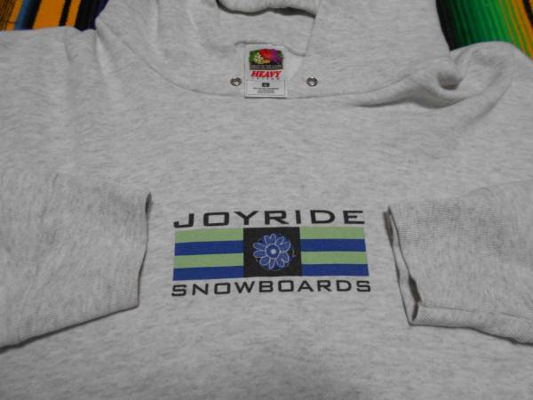 １９９０S JOYRIDE SNOWBOARDS フルーツ FRUIT OFTHE LOOM OLDSCHOOL スノーボード オールドスクール ビンテージ スウェット パーカー_画像1