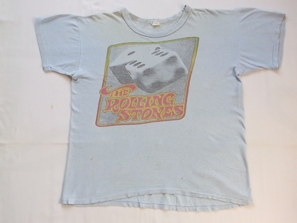 1970年代 ローリングストーンズ Tシャツ タンブリングダイス ビンテージ ロックTシャツ バンドTシャツ