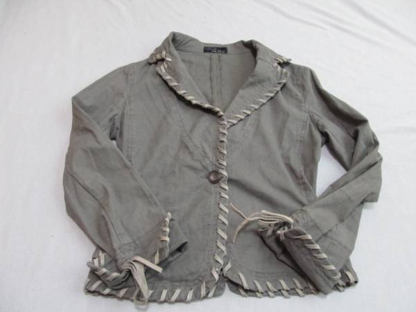  price cut liquidation Cecil McBee linen. casual jacket M