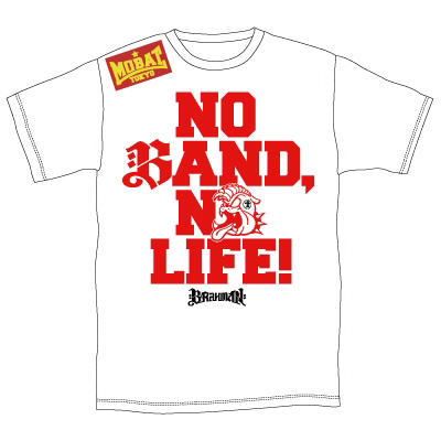 BRAHMAN×MOBSTYLES×TOWER RECORDS＜NO BAND, NO LIFE! Tシャツ_画像2