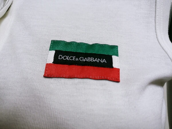 正規品DOLCE＆GABBANA38レディースホワイトポロシャツドルガバ