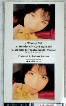 8cmCD　雛形あきこ/WONDER GIRL_画像2
