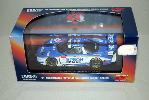 ●●即決在庫処分新品1/43EPSON NSX (LATE VERSION)　WHITE/BLUE