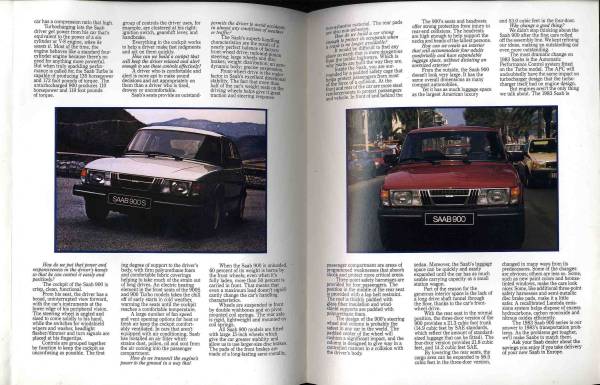 [a9130] American version 1983 Saab general catalogue 
