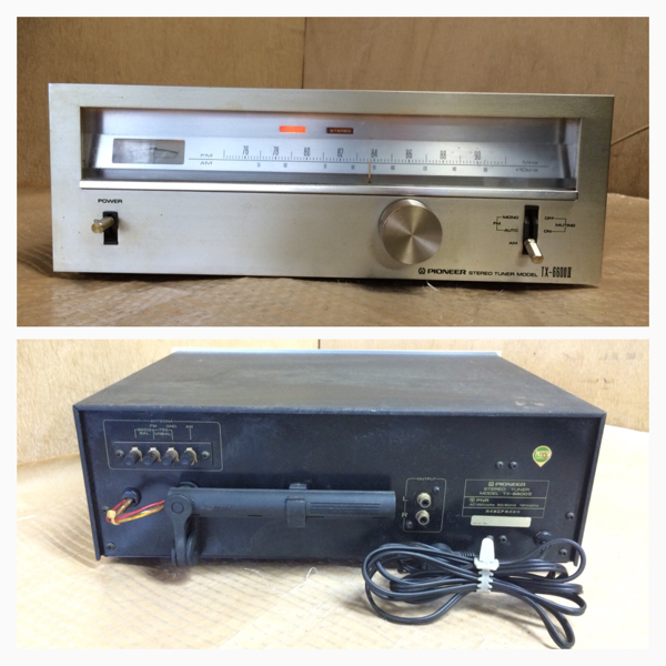 * PIONEER Pioneer TX-6600Ⅱ AM/FM tuner electrification OK *
