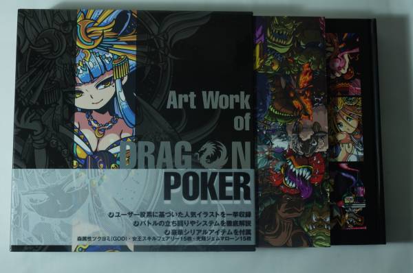 ドラゴンポーカー/DORAGON POKER/ドラポ/イラスト集&攻略冊子 解説/シリアル期限切れ_画像2