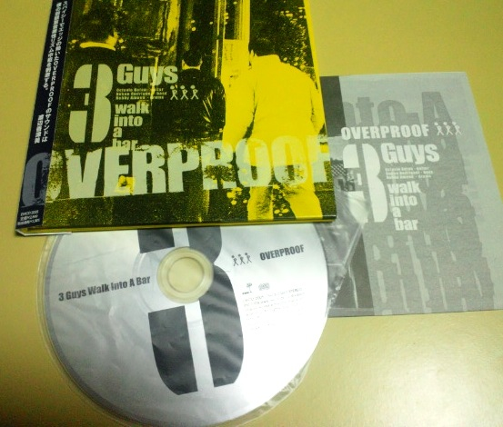 貴重★帯付 美品CD★ジャズ JAZZ★3 Guys Walk Into A Bar/Overproof★89days 他★日本国内盤_画像1