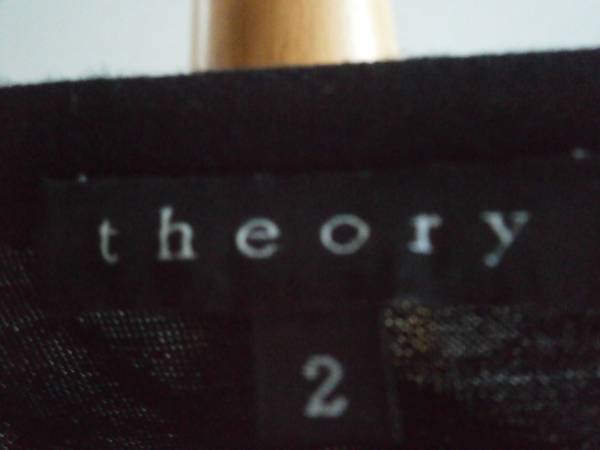 ***[theory theory ] black cut and sewn <2>***