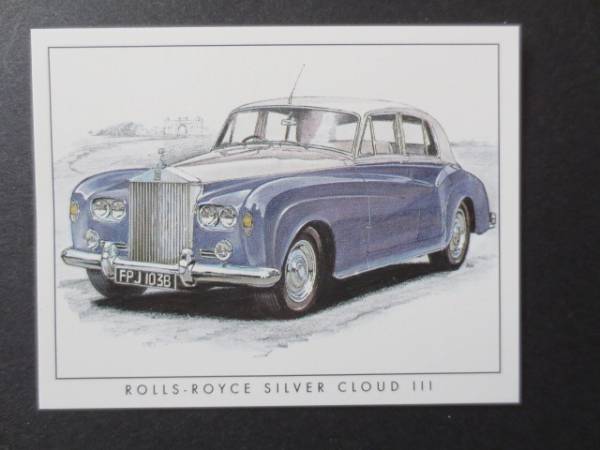  Britain made collection card 7 pieces set * Rolls Royce * corn z