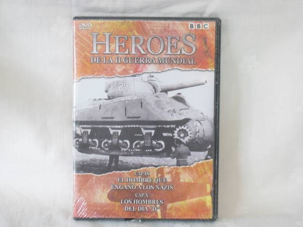[DVD(PAL) Europe version ]HEROES DE LA II GUERRA MUNDIAL V (BBC) - CAP. 9-10*Heroes of World War II* Spanish English 