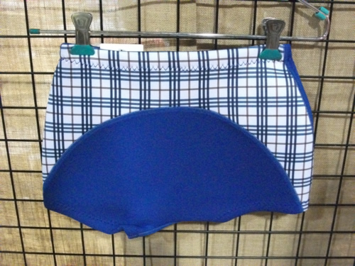 BE WET ビーウェット 【HOT PANTS】 青/CHECK WMN-M 1.5mm 國(guó)産 新品 レディース ウェットパンツ