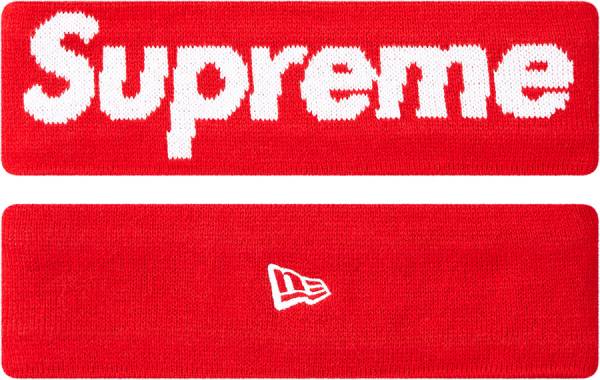 希少★新品本物【赤】★New Era Fleece Lined Head Band ニューエラ フリース ヘッドバンド 正規(guī)店購入 限定 名作 入手困難 Supreme 2014AW