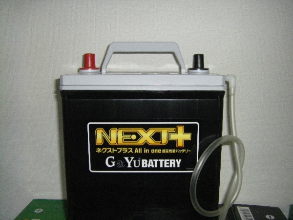 プリウス補機用　S34B20L　にも　　G&Yu 　NEXTプラスシリーズ　　NP60B20L　新品バッテリー ( S34B20L　HV-B20L 互換)_ホース付属です。