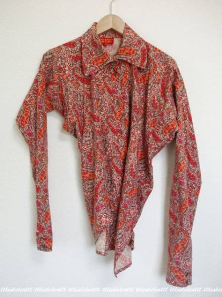 Красивые товары Vivienne Westwood Red Label Paisley Deformation Рубашка 2