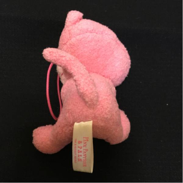  Pink Panther soft toy strap gift for not for sale 9cm