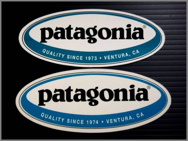 4枚セット patagonia◎パタゴニア ステッカー 絶版 サーフ 波 キッズ オーバル 正規品_画像2
