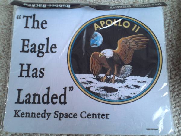 マウスパット アポロ１１ 月着陸船 イーグル ケネディ 宇宙センの画像1